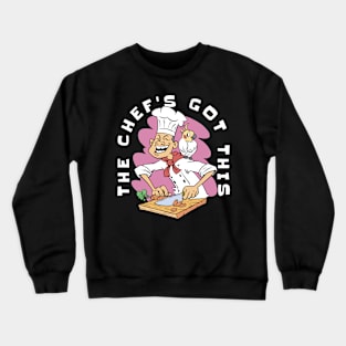 Chef's Buddy: Culinary Cockatiel Crewneck Sweatshirt